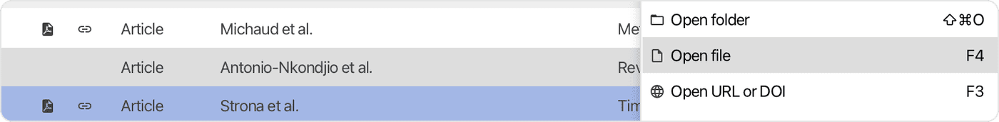 Open PDF from JabRef